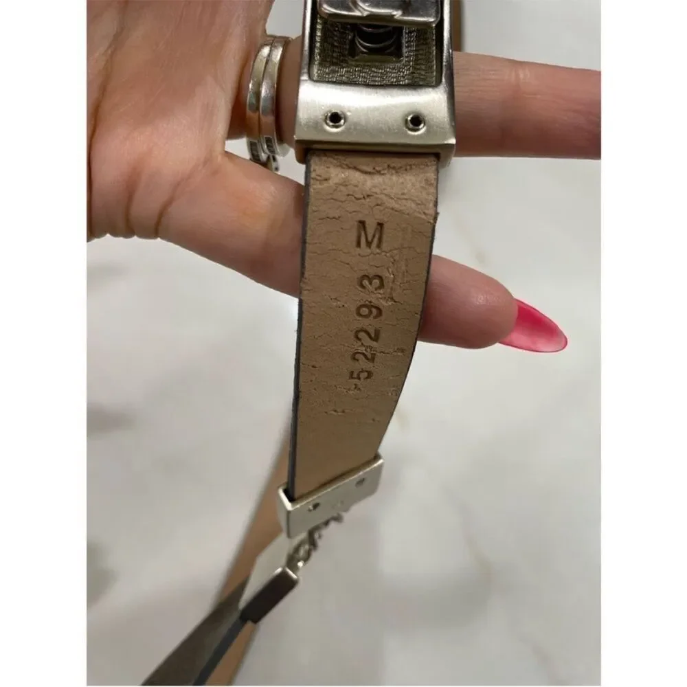 St. John Leather belt size medium